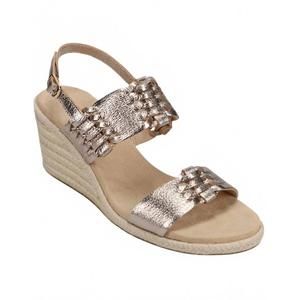 NEW VANELI women's laleh espadrille wedge sandal in shell graine